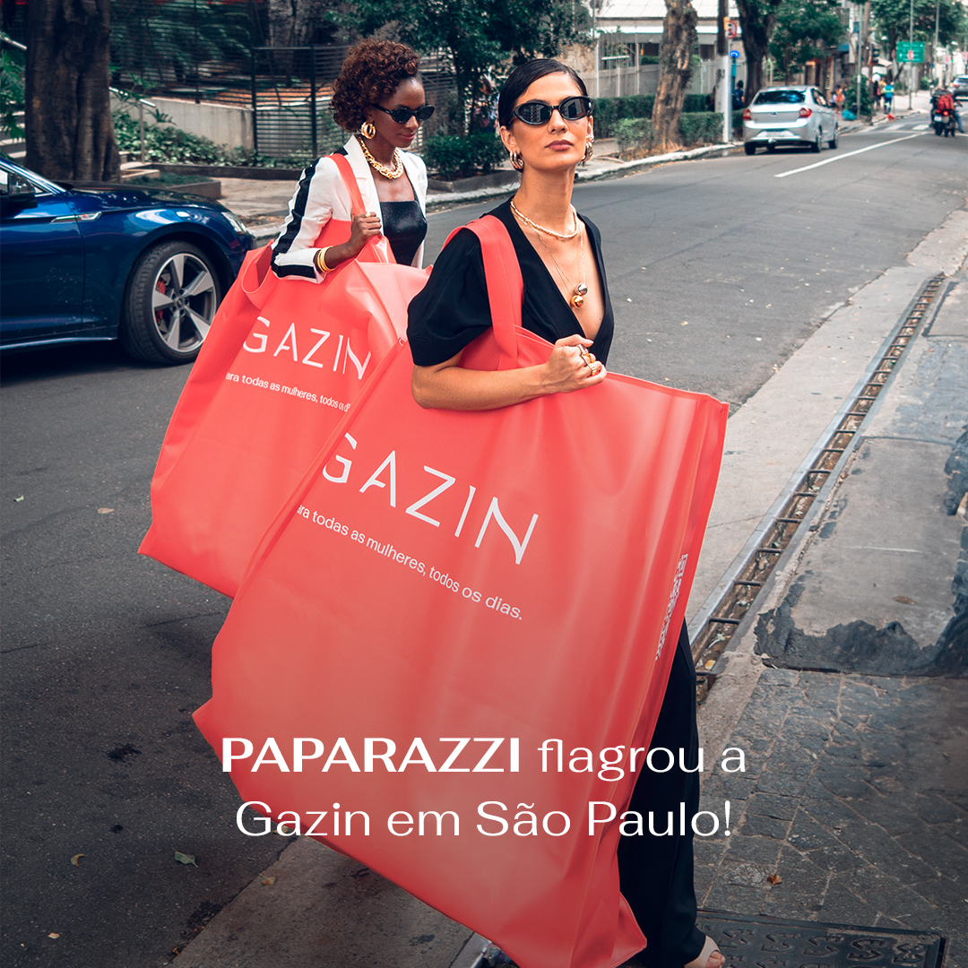 FLAGRA: paparazzi registram modelos com sacolas gigantes da Gazin em SP ...