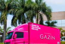 Primeira parada: FIBA! Loja móvel da Gazin marca presença em feira no Rio de Janeiro GAZIN no Rio de janeiro com sua loja móvel