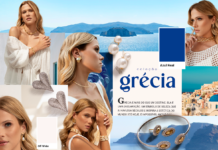 Grécia: conheça a nova coleção da Gazin! Lançamento da coleção Grécia Gazin com argolas, pérolas e tons do verão europeu