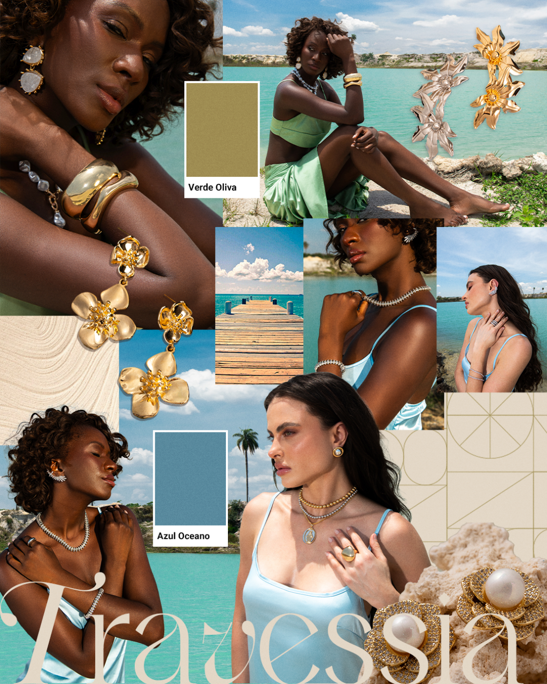 Capa Blog - Travessia Coleção Travessia Gazin – semijoias femininas inspiradas na alta joalheria, com design imponente e contemporâneo.